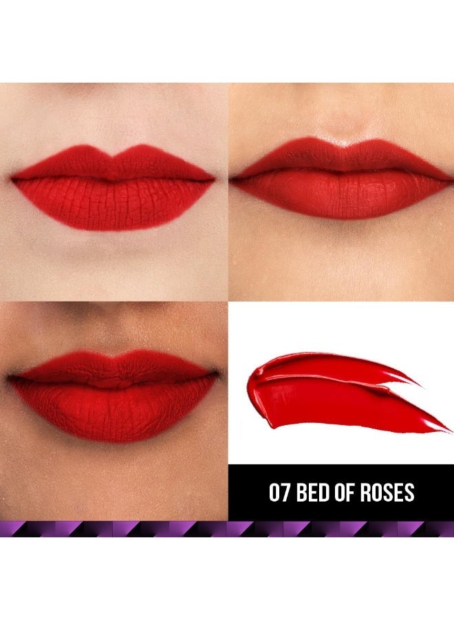 Staze 9to9 Lips Don't Lie Liquid Lipstick | Matte + Transfer-proof | 12hrs long stay with Intense Color Payoff | Lightweight & Comfortable | 07 Bed of Roses | 4 ml - Image 3